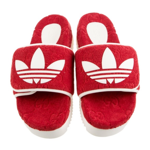 Gucci x Adidas Logo Slides - Picture 1 of 5